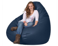 Huge Blue Beanbag
