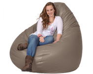 Giant Brown Bean Bag Chair