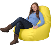 Sunshine Yellow Big Beanbags