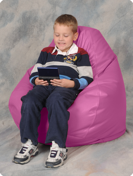 Hot Pink Youth Beanbag