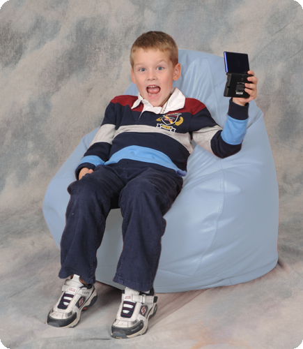 Ice Blue Youth Beanbag