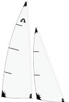 Soling 1M White Sails