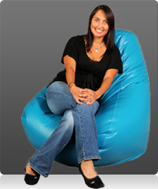 XL Big Beanbag in Scuba Blue