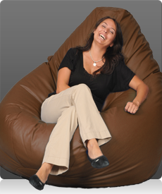 Mega Huge Bean Bag in Chestnut
