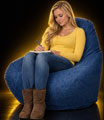 Denim bean bag fabric