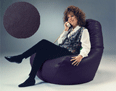empty adult bean bag chair