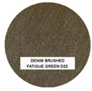 Denim Brushed Fatigue Green Kids Bean Bag Chairs
