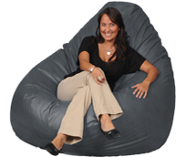 Seal Gray Giant Bean Bag