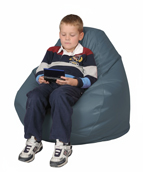 Smoke Blue Kids Bean Bag Chairs