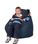 Marine Blue Kids Bean Bag Chairs