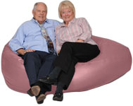Clay Pink Giant Bean Bag