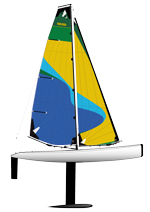 DF95 Sails Yellow Green