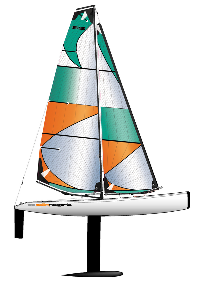 DF95 Sails Orange Green AI