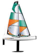 DF95 Sails Orange Green AI