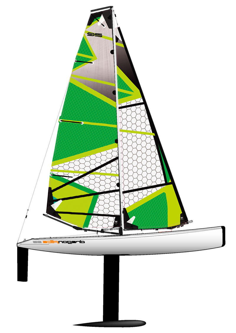 DragonFlite 95 Sails in Green WS