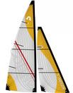 Soling 1 Meter Yellow Red Swirl