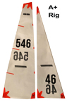 Dragon Force 65 Sails A+ Rig