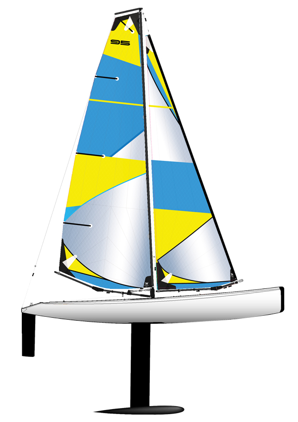 DF95 Sails Yellow Blue AI