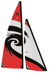 Soling 1 Meter Sails NZ Red