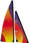 Soling 1 Meter Sails Sunset No Name