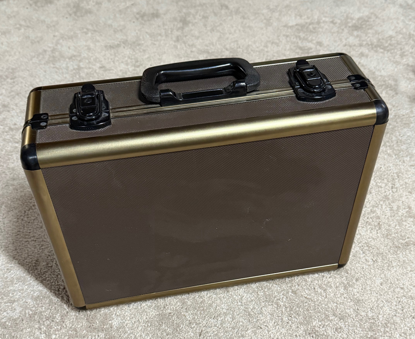 Used Double Radio Transmitter Case Aluminum
